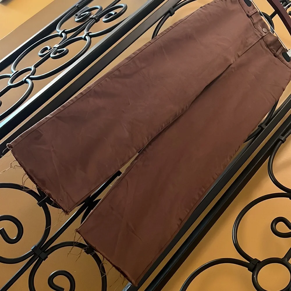 OAK + FORT 4218 Brown Pants - Picture 7 of 13